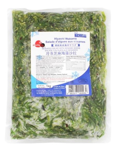 SALADE WAKAME CONGELE ISEA 1KG