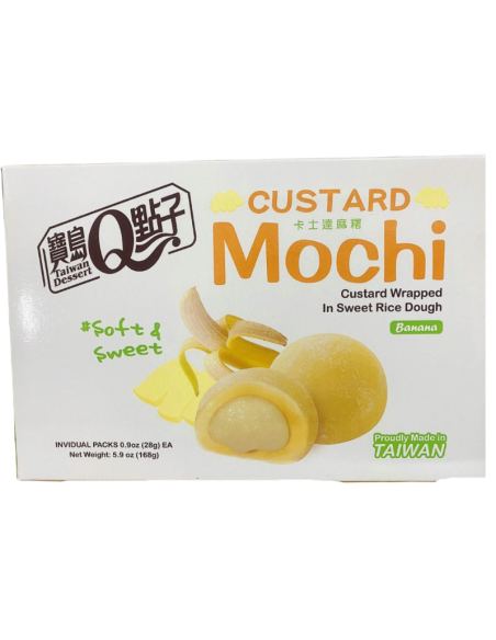 MOCHI CUSTARD BANANE TAIWAN DESSERT