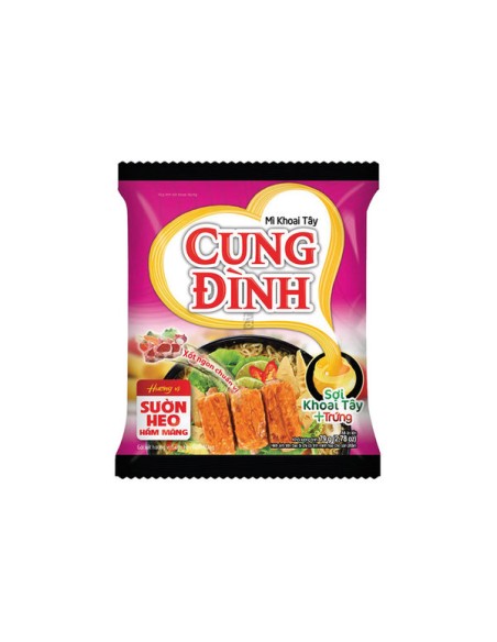 NOUILLE INST TRAVERS DE PORC BAMBOU CUNG DINH 79G