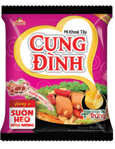 NOUILLE INST TRAVERS PORC CUNG DINH 80G