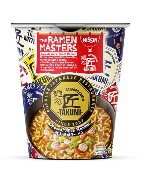 NOUILLE MISO RAMEN TAKUMI NISSIN CUP 74G
