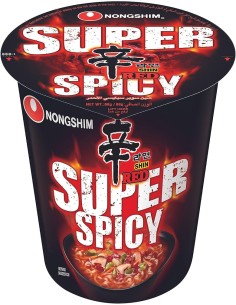 NOUILLE SHIN RED SUPER SPICY NONG SHIM CUP 68G