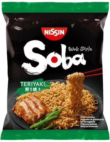 NOUILLE SOBA TERIYAKI WOK STYLE NISSIN 110G