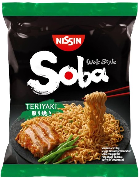 NOUILLE SOBA TERIYAKI WOK STYLE NISSIN 110G