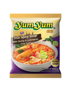 NOUILLE TOM YUM A.CREVETTE COCO CITRONNELLE YUM YUM 100G