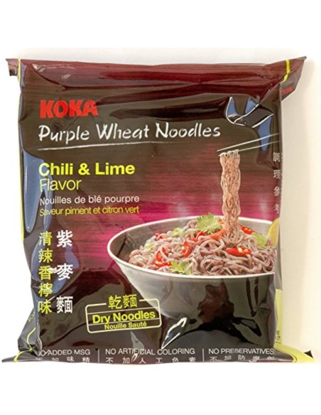 NOUILLE VIOLETTE A.PIMENT CITRON KOKA 60G