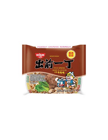RAMEN BOEUF 5 EPICE HONGKONG NISSIN 100G