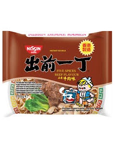 RAMEN BOEUF 5 EPICE HONGKONG NISSIN 100G