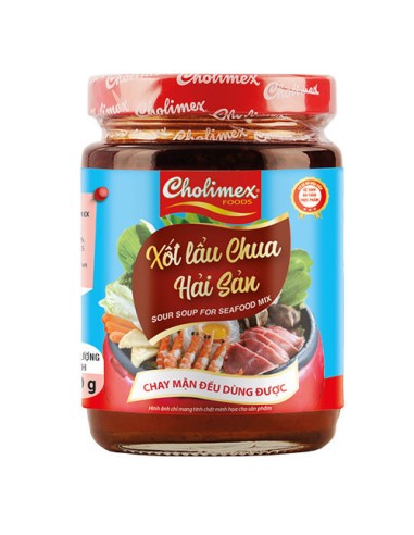 SAUCE FONSAUCE FONDUE FRUIT DE MER CHOLIMEX 200GDUE FRUIT DE MER CHOLIMEX 200G