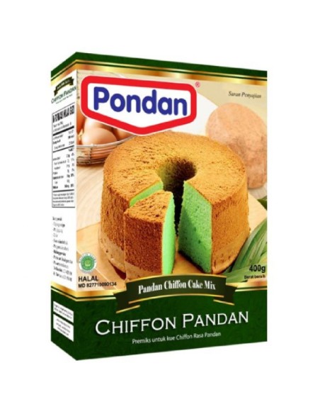 FARINE GATEAU CHIFFON PANDAN PONDAN TH 400G