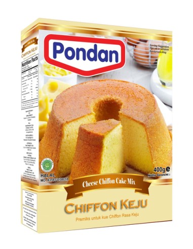 FARINE GATEAU CHEESE CHIFFON PANDAN PONDAN TH 400G
