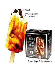 CORNET GLACE SUCRE BRUN AC PERLE TAPIOCA TF IMEI 80G*4P/BOITE