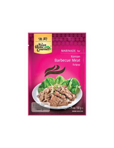 SAUCE MARINADE BULGOGI BBQ ASIAN HOME GOURMET 50G