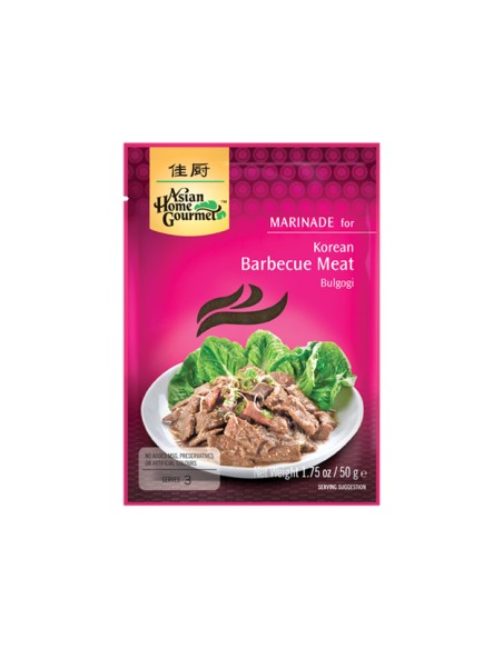 SAUCE MARINADE BULGOGI BBQ ASIAN HOME GOURMET 50G