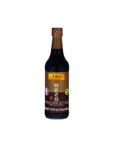 SAUCE SOJA NOIR/DARK PREMIUM NON OGM LKK 500ML