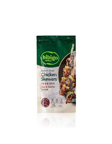 BROCHETTE POULET SAUCE SOJA et AIL BIBIGO 180G