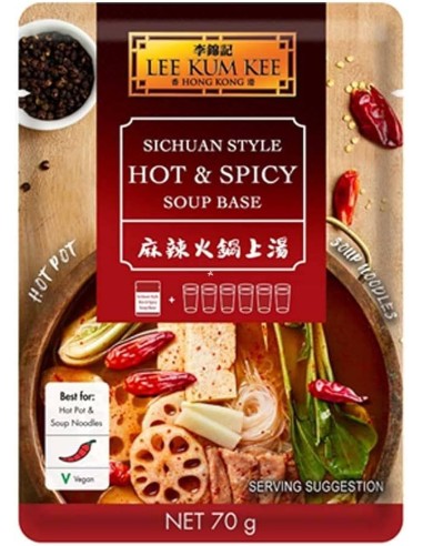 SAUCE SICHUAN HOT EPICE LKK SACHET 70G*12/CT