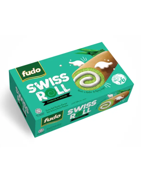 Rouleaux Swiss Roll Pandan