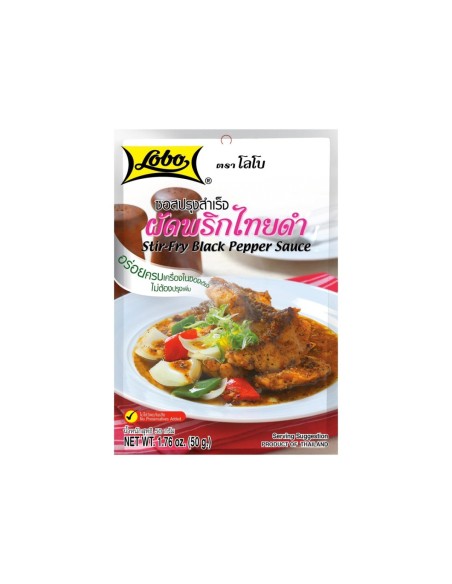 SAUCE WOK POIVRE NOIR LOBO 50G