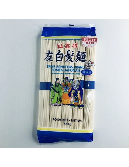 NOUILLES SOMEN TROIS BONHEUR TOMOSHIRAGA 453G