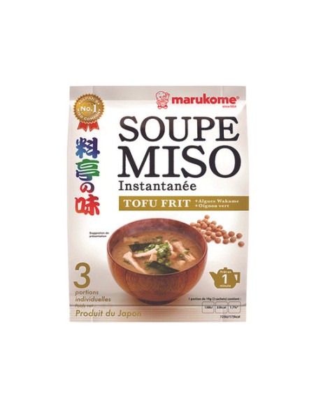 SOUPE MISO TOFU FRIT MARUKOME 57G