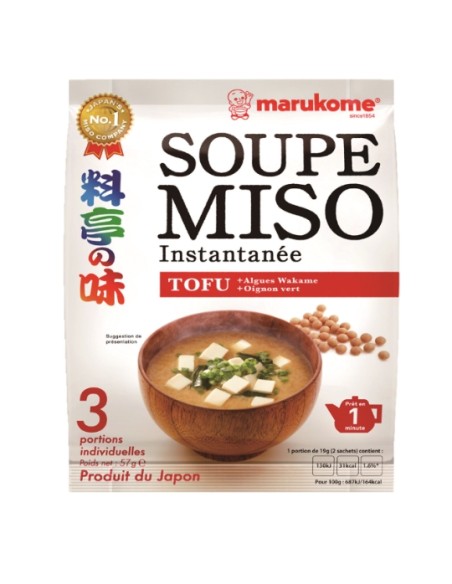 SOUPE MISO TOFU MARUKOME 57G