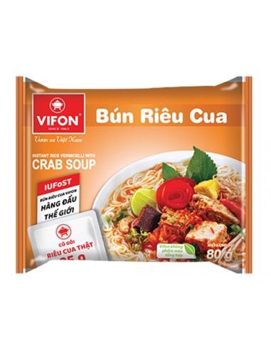 VERMI NOUILLE CRABE-BUN RIEU CUA VIFON 80G