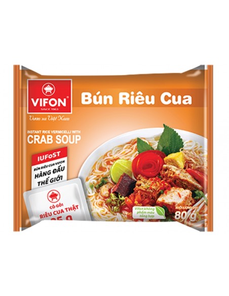 VERMI NOUILLE CRABE-BUN RIEU CUA VIFON 80G