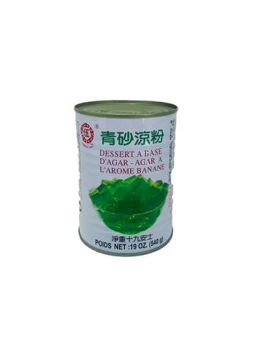 GELEE HERBE VERT AROME BANANE WUCHUNG 540G*24/CT