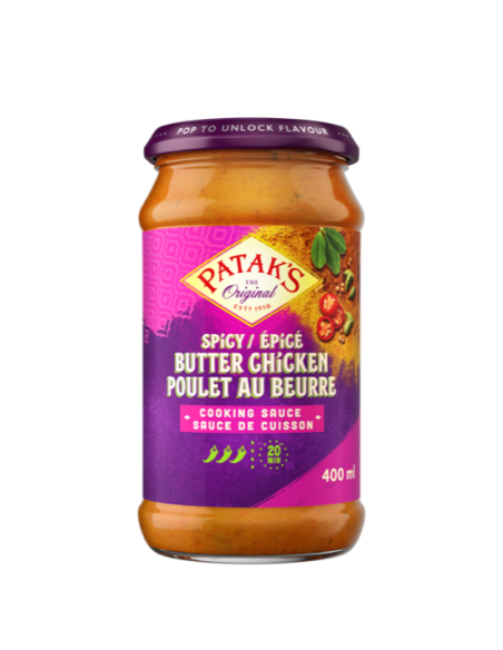 SAUCE BEURRE CURRY POUR POULET PATAKS 350ML