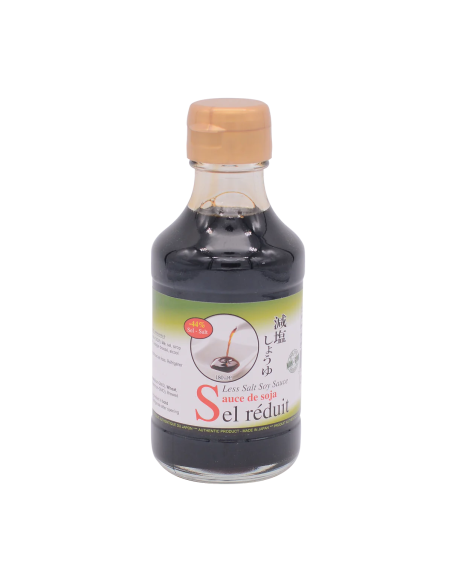 SAUCE SOJA SANBISHI SEL REDUIT 180ML NON GMO