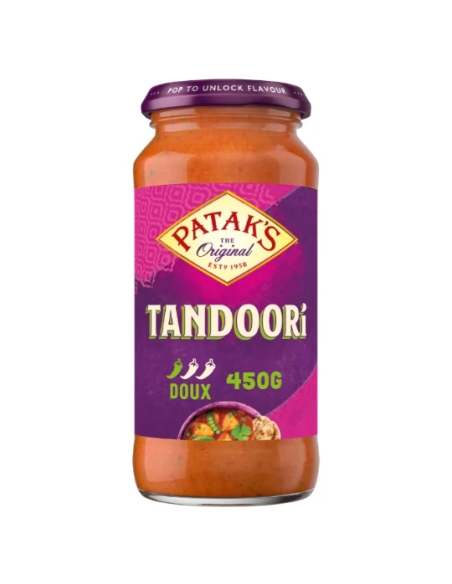 SAUCE CURRY TANDOORI PATAKS 450G
