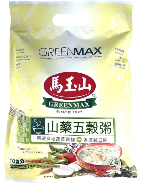CEREALE IGNAME et GRAINE GREENMAX 35G