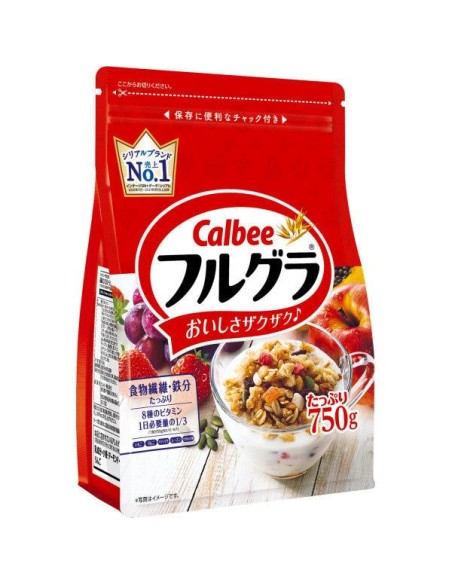 CEREALES AUX FRUITS GRANORA CALBEE 750G