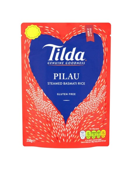 RIZ BASMATI PILAU PRET A CONSOMER TILDA 250G
