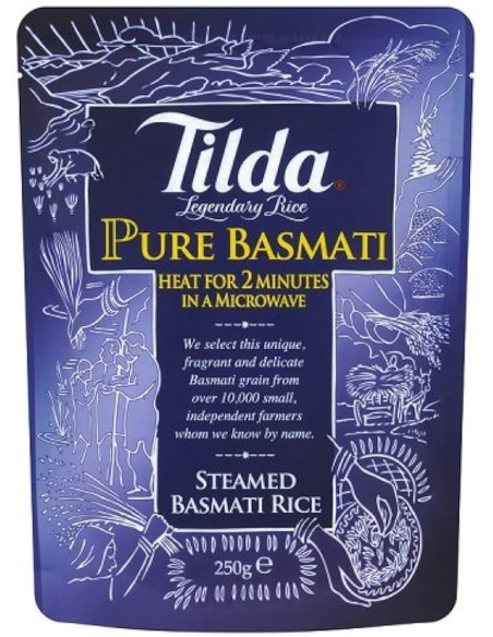 RIZ BASMATI PRET A CONSOMER TILDA 250G