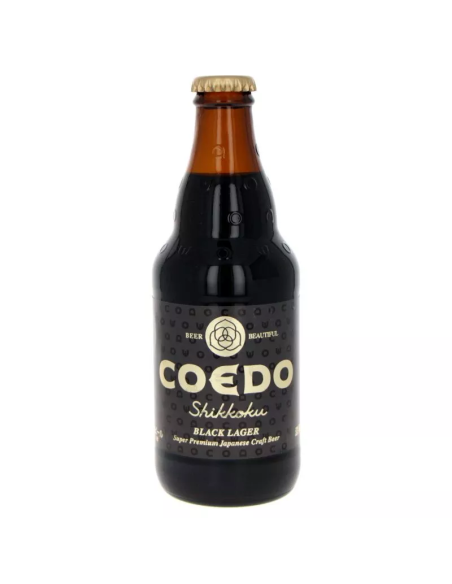 BIERE NOIR JAPONAIS COEDO SHIKKOKU 5%VOL 33CL*24/CT