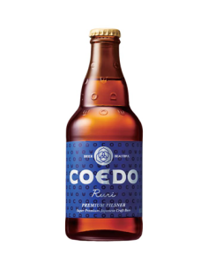 BIERE BLONDE ARTISANALE JAPONAIS COEDO RURI 5%VOL 33CL*24/CT