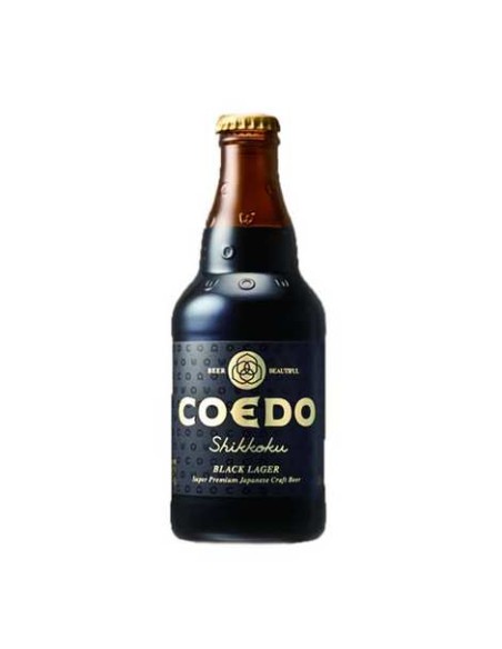 BIERE NOIR ARTISANALE JAPONAIS COEDO SHIKKOKU 5% VOL 33CL