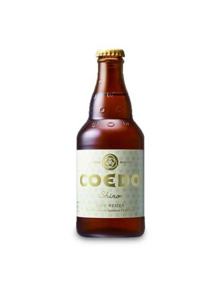 BIERE BLANCHE ARTISANALE JAPONAIS COEDO SHIRO 5.5%VOL 33CL