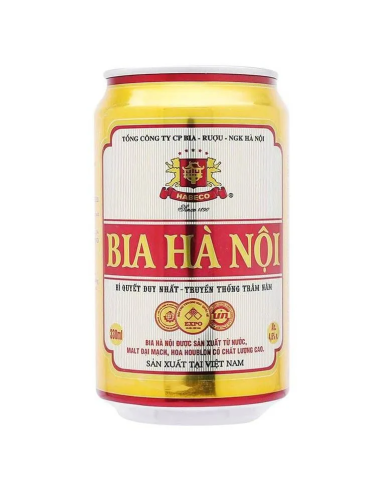 BIERE HANOI CANETTE 33CL 4.6%*24/CT