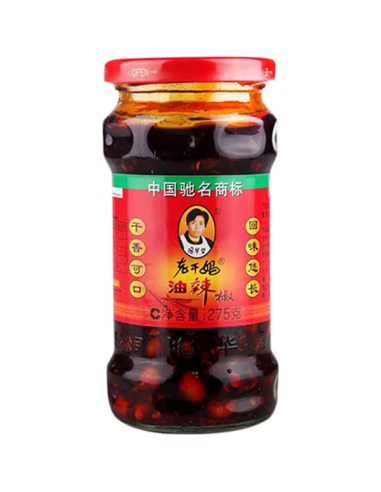 HUILE PIMENT SOJA CACAHUETE LAOGANMA 275G