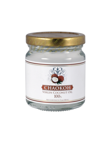 HUILE COCO CHAOKOH 100% 180ML*12/CT