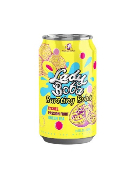 BOISSON THE LITCHI et PASSION LADY BOBA 320ML
