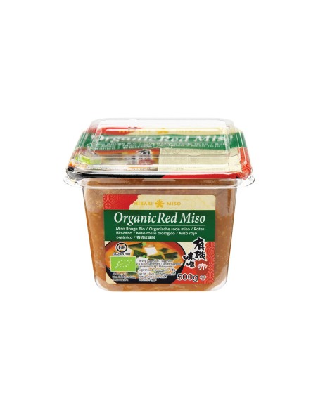 BIO PATE SOJA ROUGE MISO HIKARI 500G