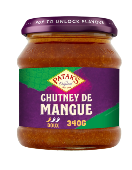 CHUTNEY MANGUE PATAKS 340ML
