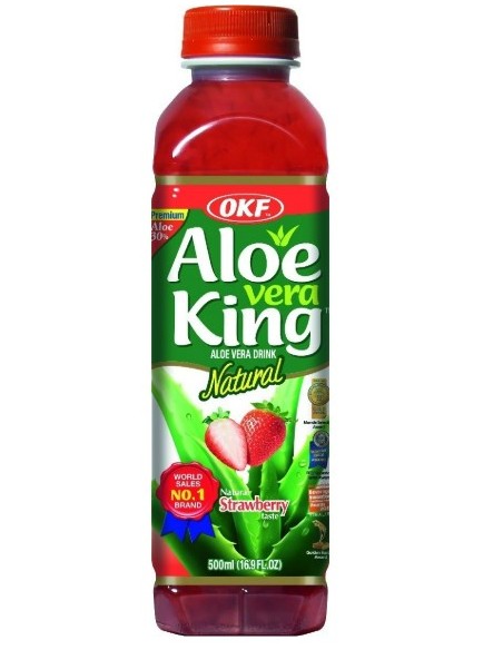 BOISSON ALOE VERA FRAISE OKF 500ML*20/CT