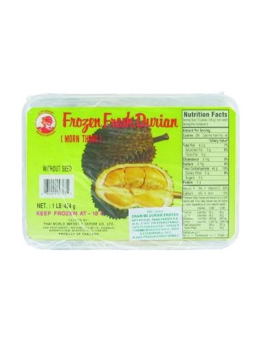 DURIAN CONGELE MONTHONG S/NOYAU COQ 454G*24/CT