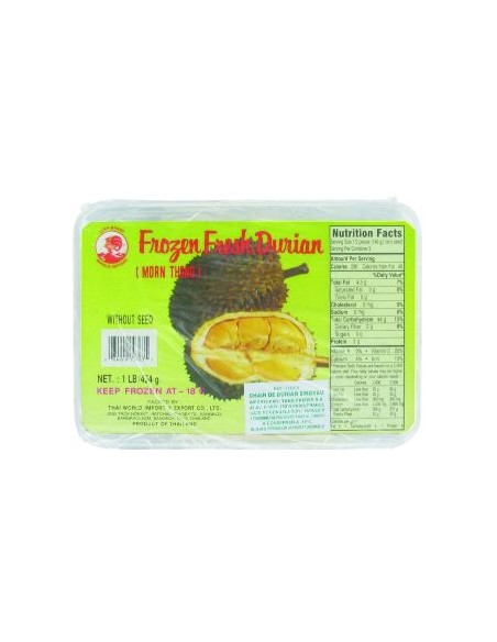 CHAIR DURIAN CONGELE SANS NOYAU COQ 454G*24/CT