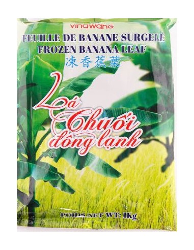 FEUILLE BANANIER CONGELE VINAWANG 1KG